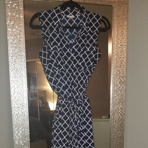 *Blue & White Romper*